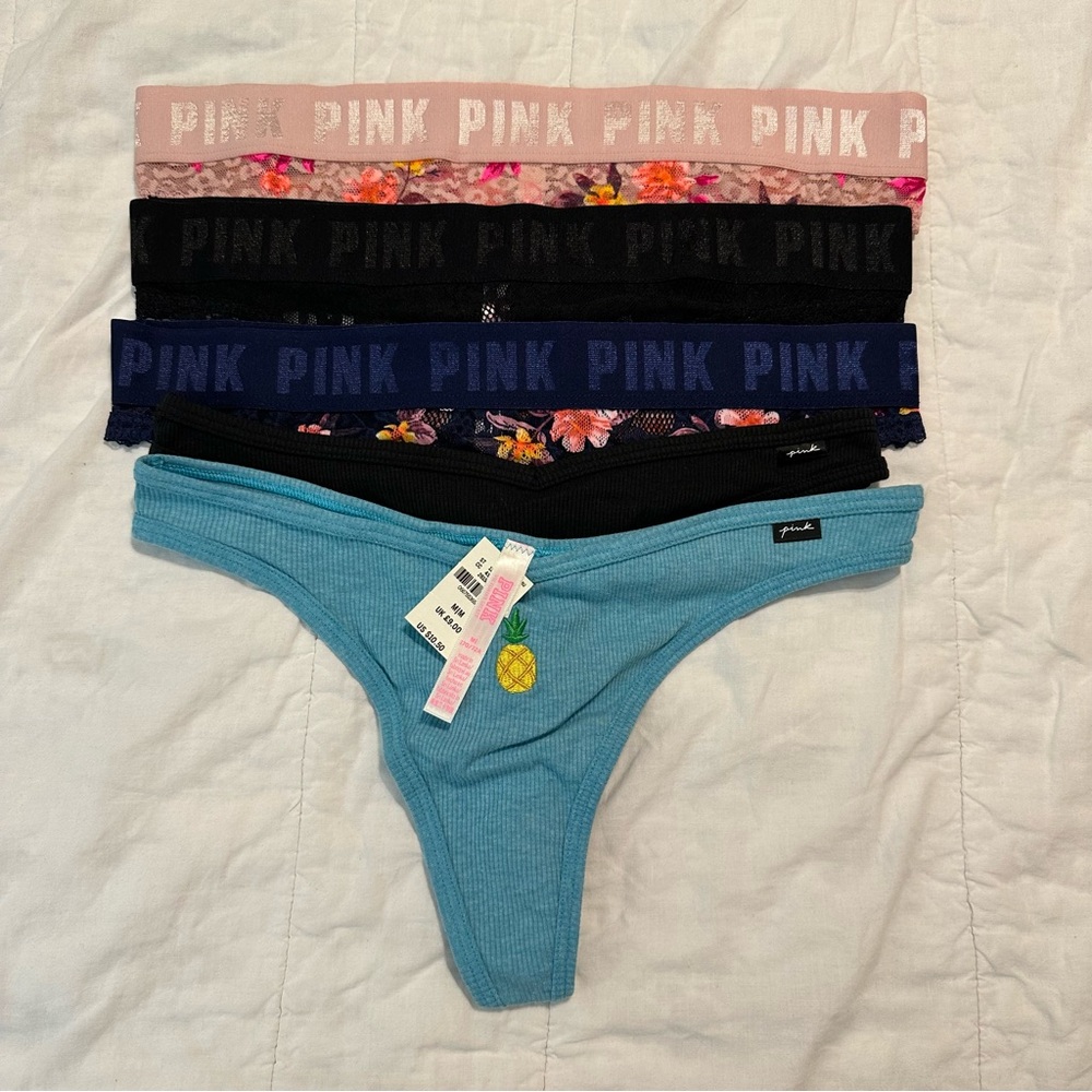 Victoria's Secret PINK Thong Set - Multicolor